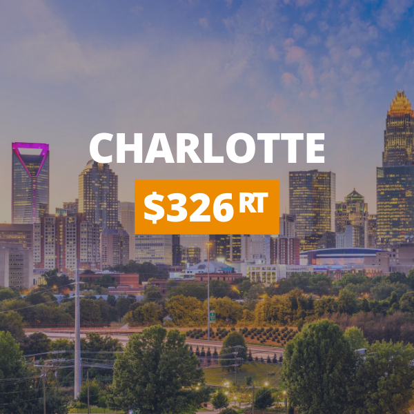 charlotte to boston flight time