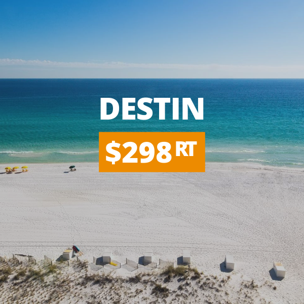 Flight Deals_Aug2020_Destin Central Wyoming Airport